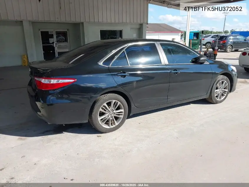 4T1BF1FK5HU372052 2017 Toyota Camry Se