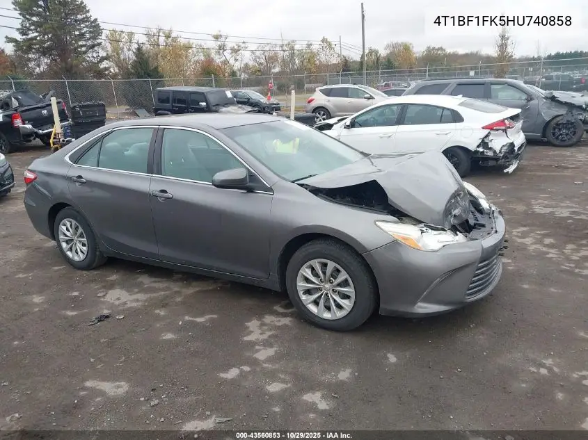 4T1BF1FK5HU740858 2017 Toyota Camry Le