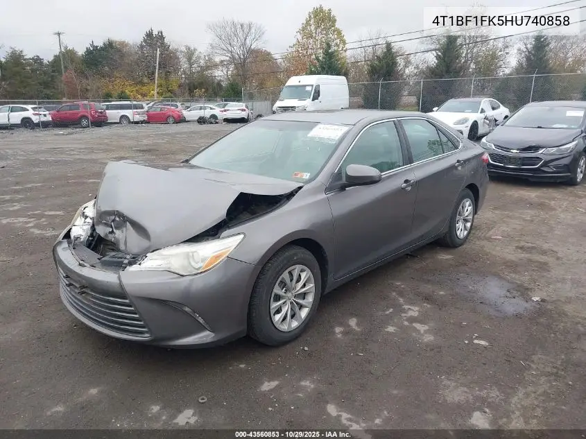 4T1BF1FK5HU740858 2017 Toyota Camry Le