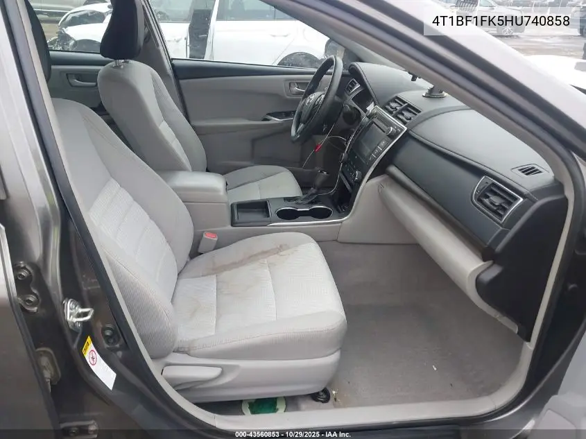 4T1BF1FK5HU740858 2017 Toyota Camry Le