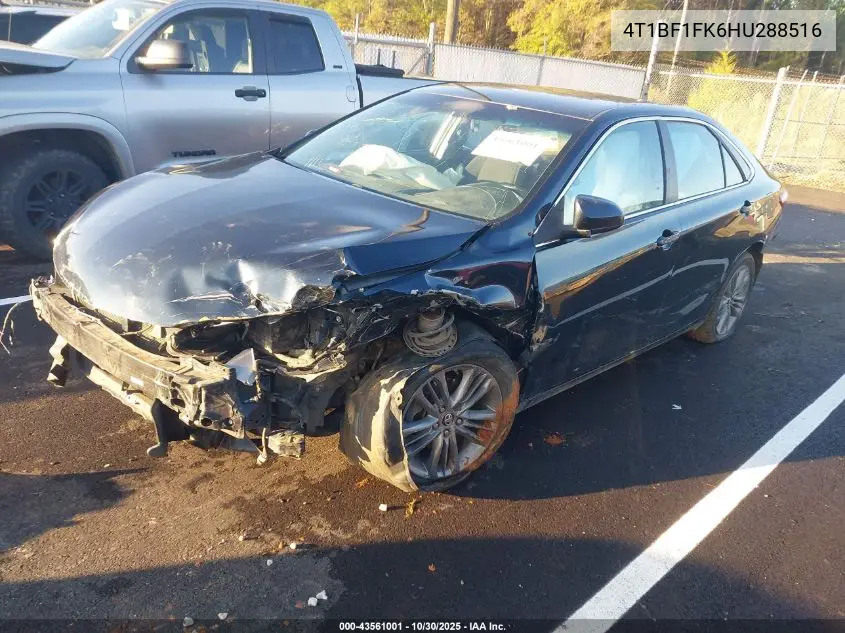 4T1BF1FK6HU288516 2017 Toyota Camry Se