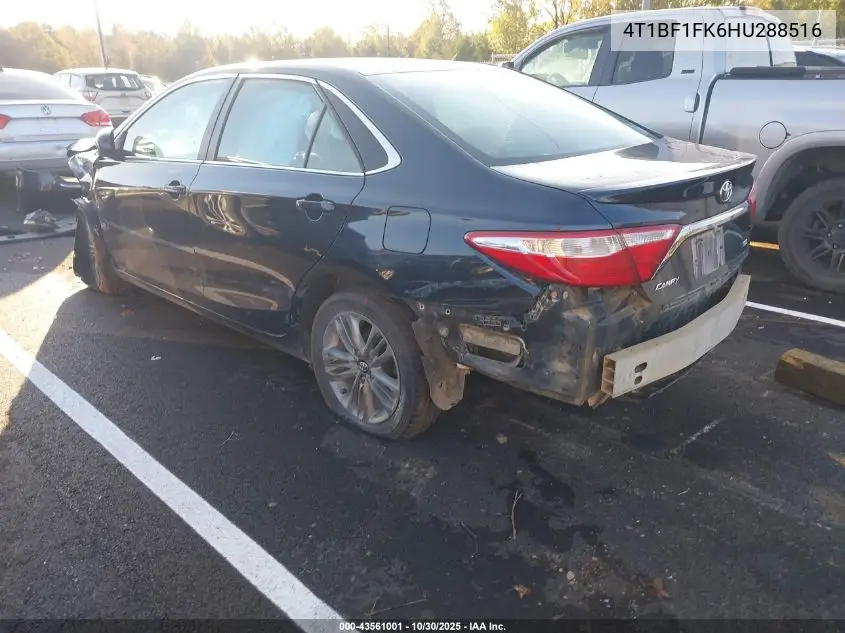 4T1BF1FK6HU288516 2017 Toyota Camry Se
