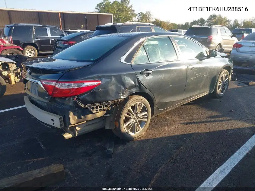 4T1BF1FK6HU288516 2017 Toyota Camry Se