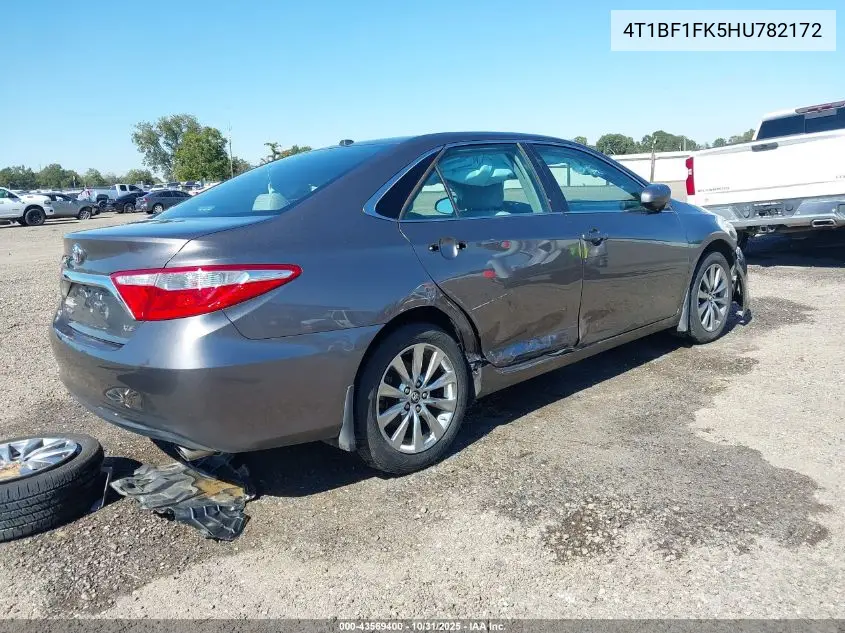 4T1BF1FK5HU782172 2017 Toyota Camry Xle