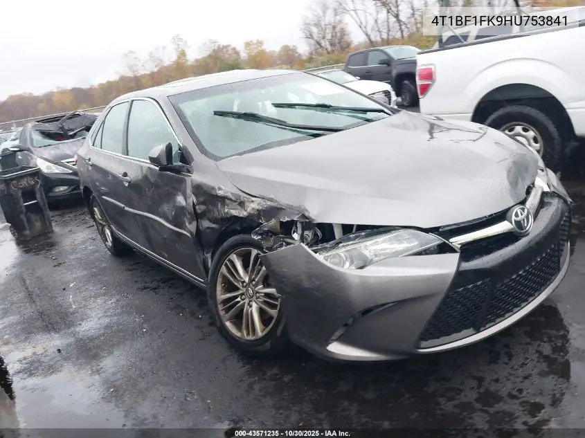 4T1BF1FK9HU753841 2017 Toyota Camry Se