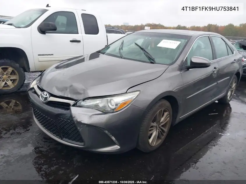4T1BF1FK9HU753841 2017 Toyota Camry Se