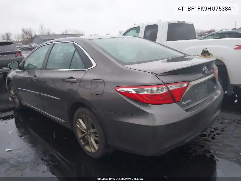 4T1BF1FK9HU753841 2017 Toyota Camry Se