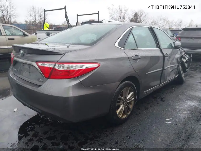 4T1BF1FK9HU753841 2017 Toyota Camry Se