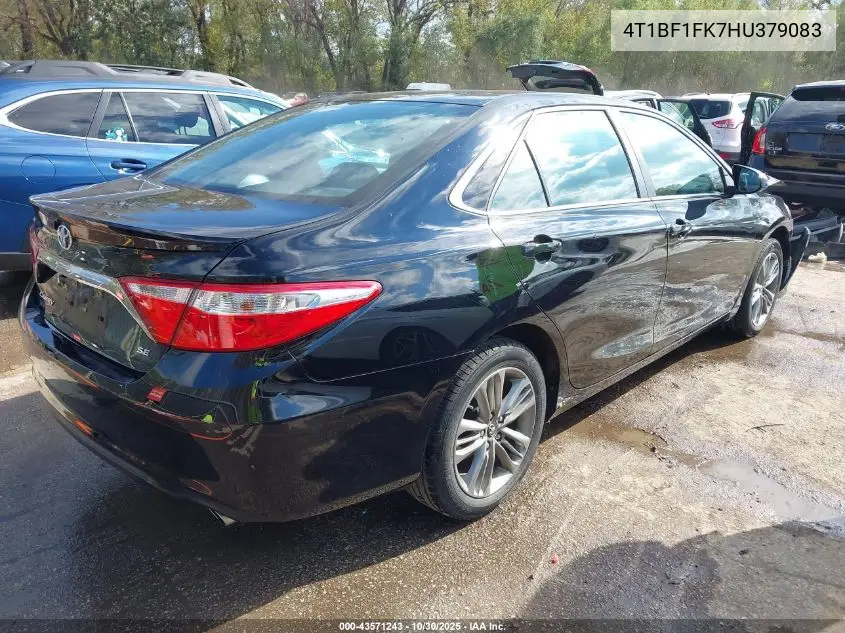 4T1BF1FK7HU379083 2017 Toyota Camry Se