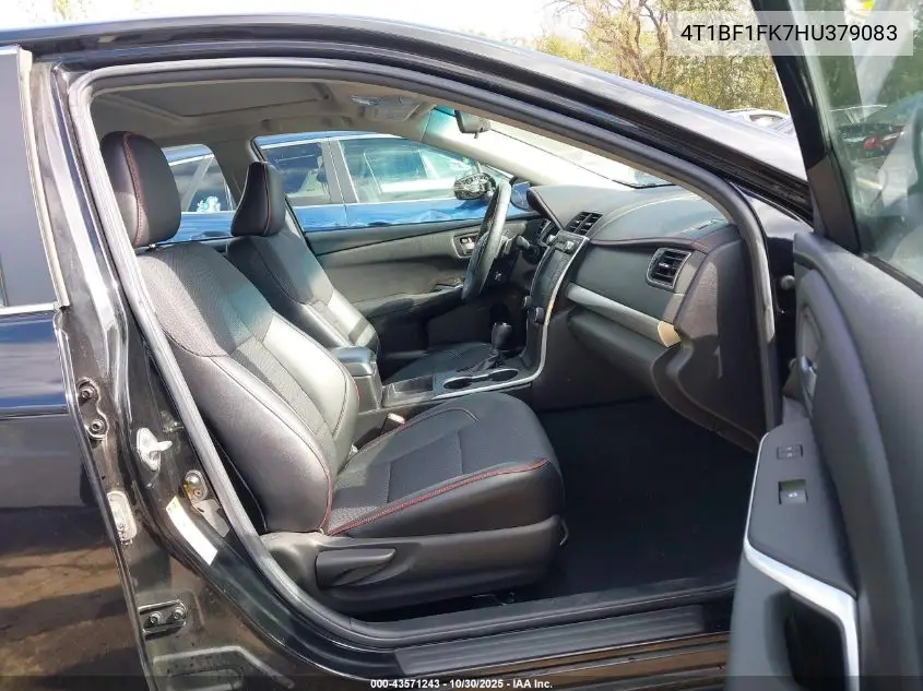 4T1BF1FK7HU379083 2017 Toyota Camry Se