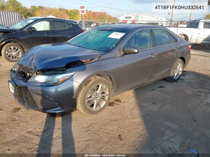 4T1BF1FK0HU332641 2017 Toyota Camry Se