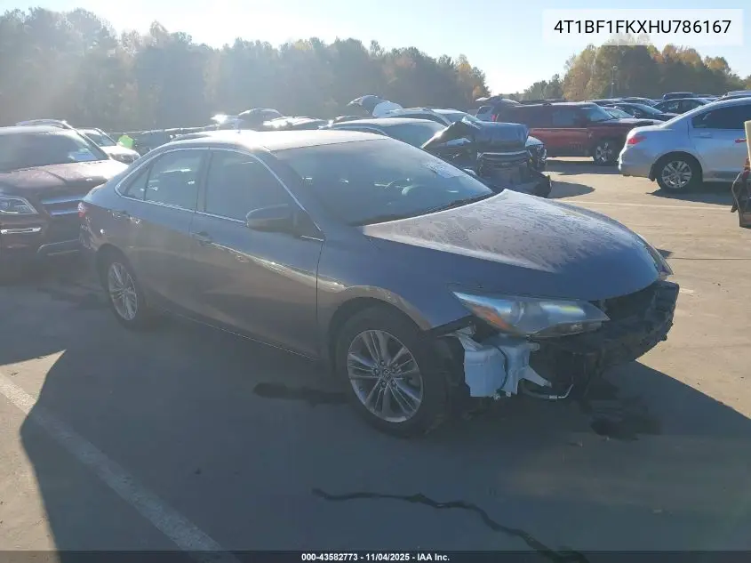4T1BF1FKXHU786167 2017 Toyota Camry Se