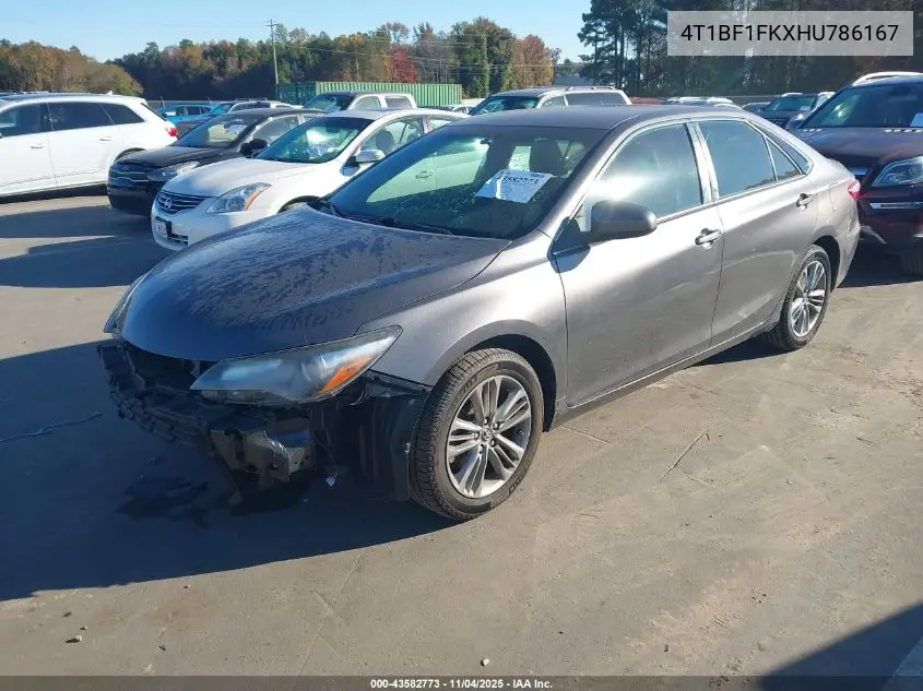 4T1BF1FKXHU786167 2017 Toyota Camry Se