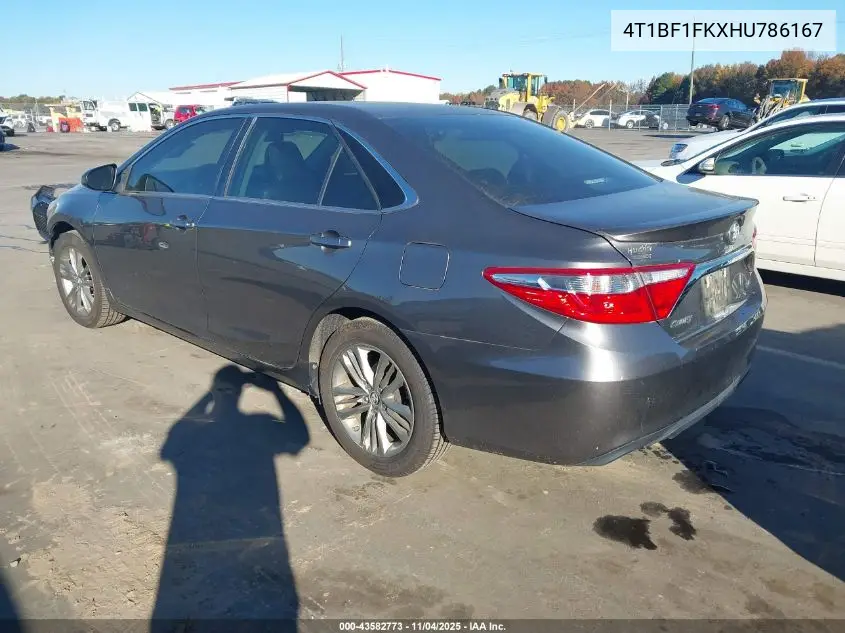 4T1BF1FKXHU786167 2017 Toyota Camry Se