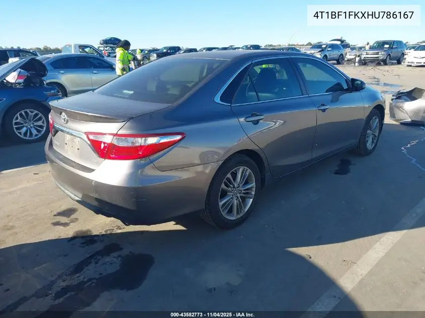 4T1BF1FKXHU786167 2017 Toyota Camry Se