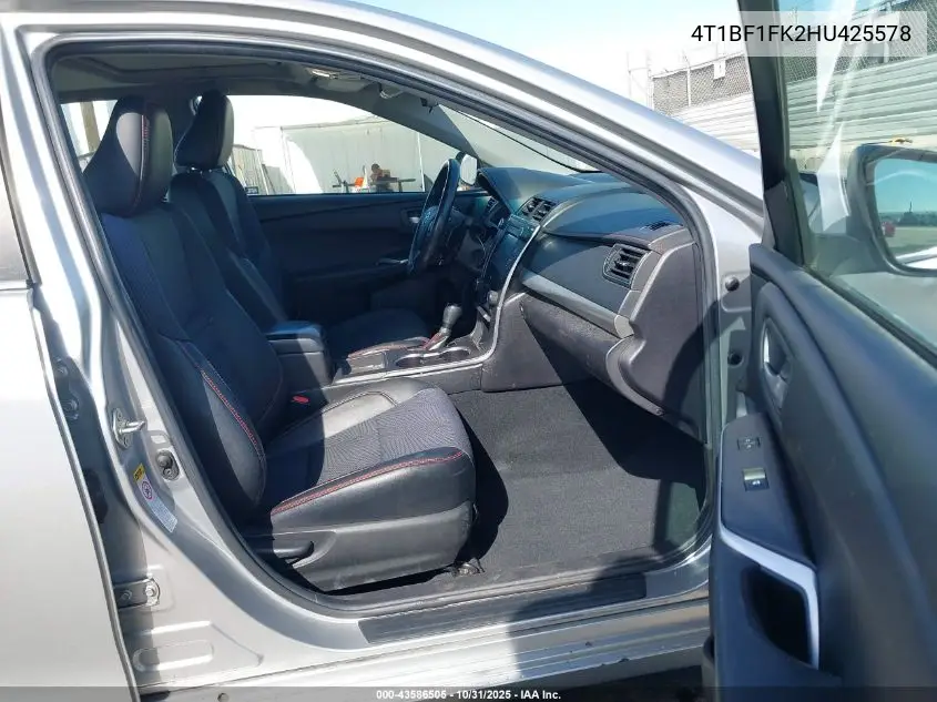 4T1BF1FK2HU425578 2017 Toyota Camry Se