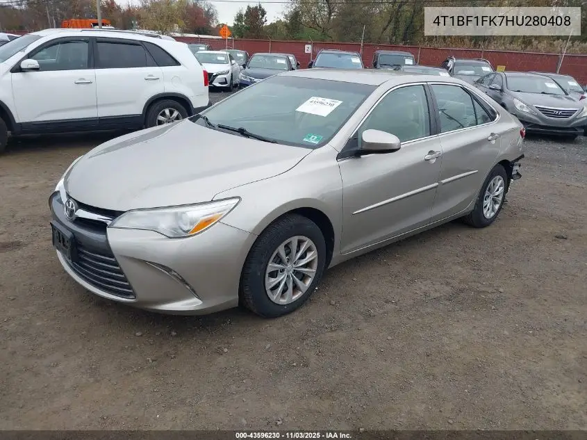 4T1BF1FK7HU280408 2017 Toyota Camry Le