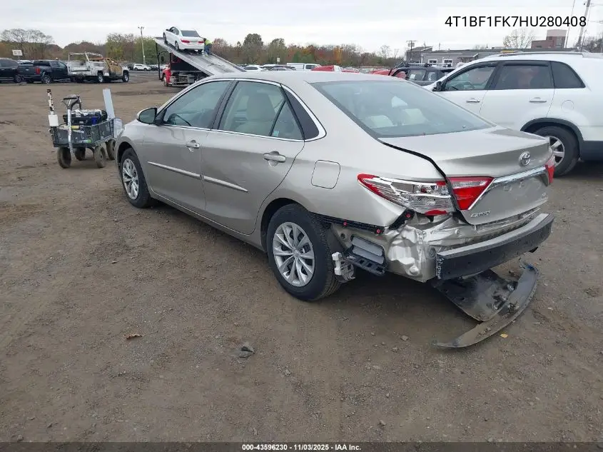 4T1BF1FK7HU280408 2017 Toyota Camry Le