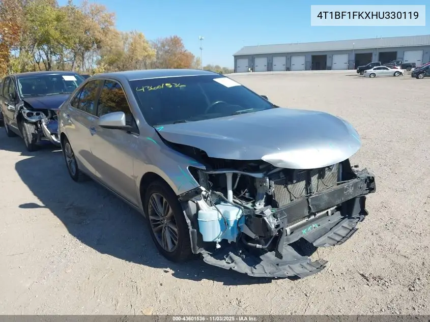 4T1BF1FKXHU330119 2017 Toyota Camry Se