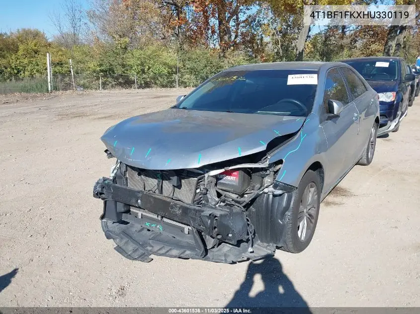 4T1BF1FKXHU330119 2017 Toyota Camry Se