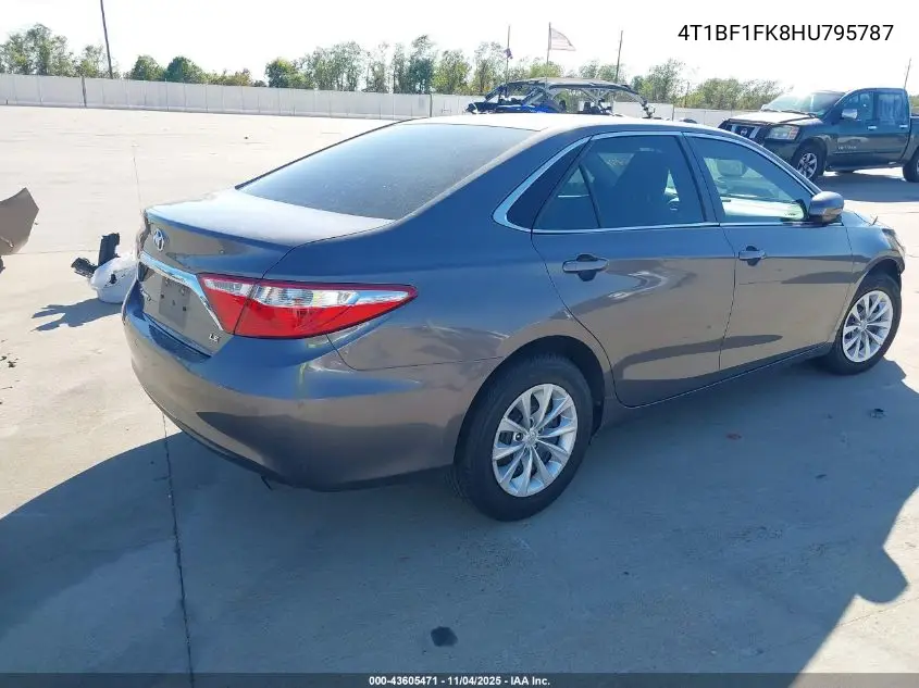 4T1BF1FK8HU795787 2017 Toyota Camry Le