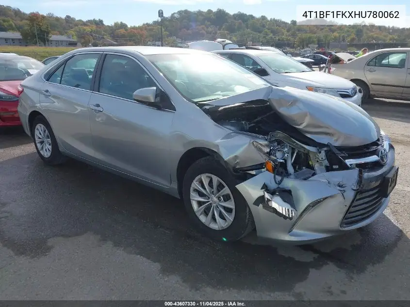 4T1BF1FKXHU780062 2017 Toyota Camry Le