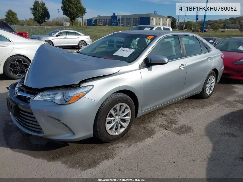 4T1BF1FKXHU780062 2017 Toyota Camry Le