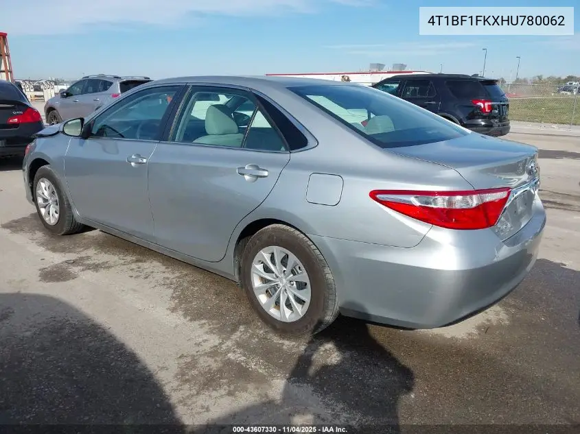 4T1BF1FKXHU780062 2017 Toyota Camry Le