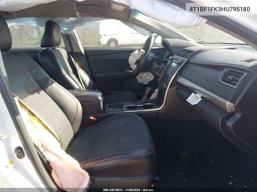 4T1BF1FK3HU795180 2017 Toyota Camry Se