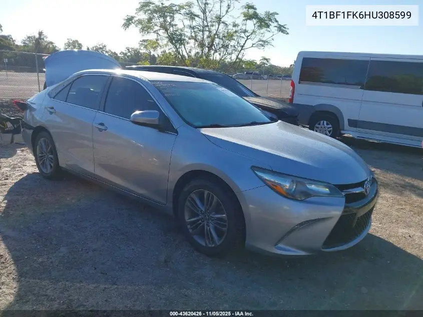 4T1BF1FK6HU308599 2017 Toyota Camry Se