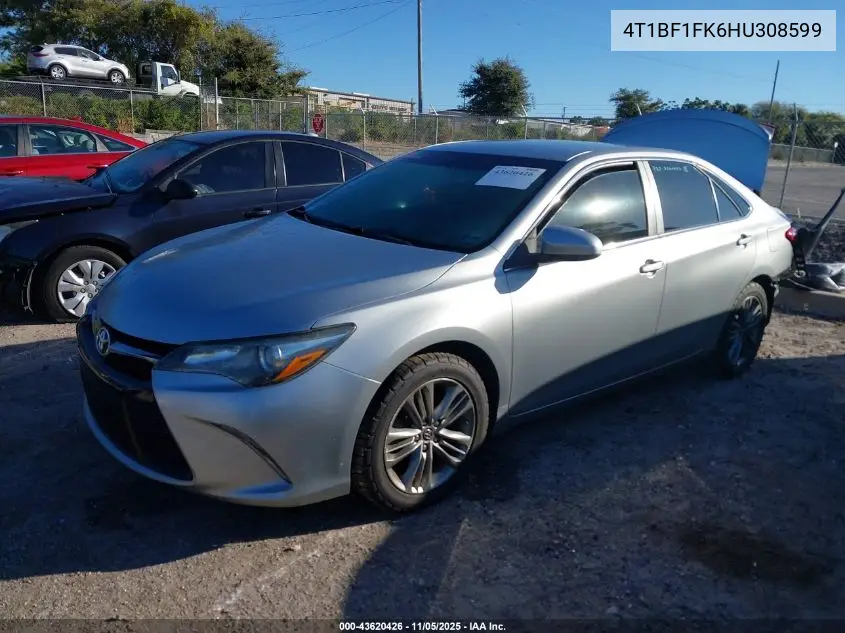 4T1BF1FK6HU308599 2017 Toyota Camry Se