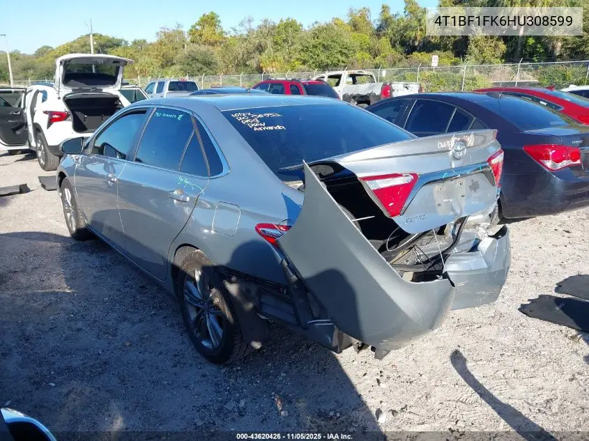4T1BF1FK6HU308599 2017 Toyota Camry Se