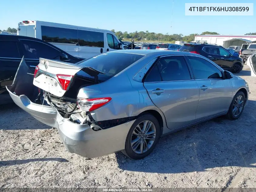 4T1BF1FK6HU308599 2017 Toyota Camry Se
