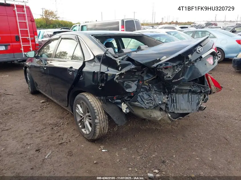 4T1BF1FK9HU320729 2017 Toyota Camry Se