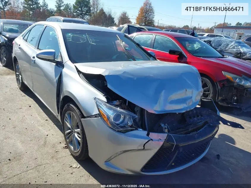 4T1BF1FK5HU666471 2017 Toyota Camry Se