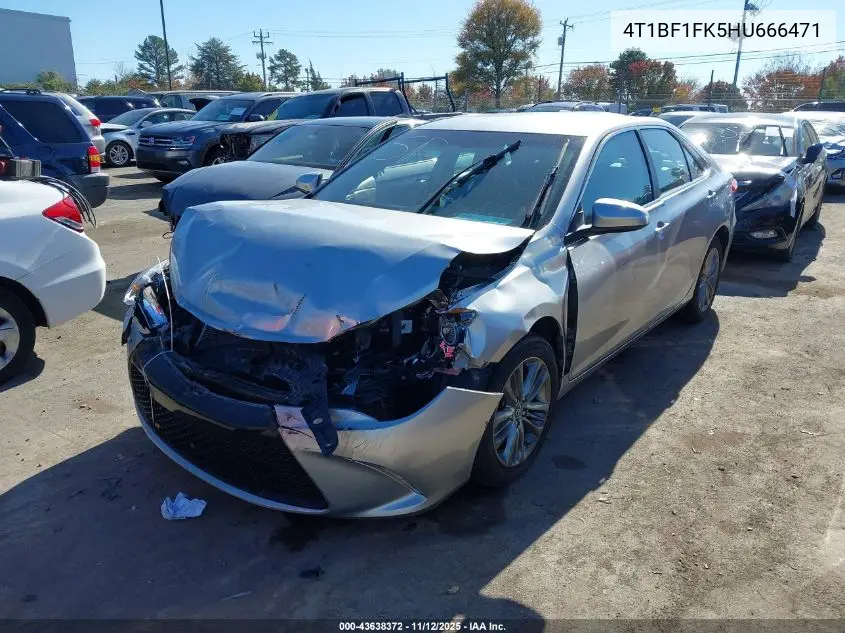 4T1BF1FK5HU666471 2017 Toyota Camry Se