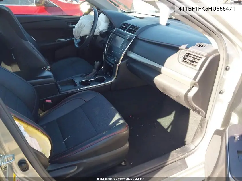 4T1BF1FK5HU666471 2017 Toyota Camry Se