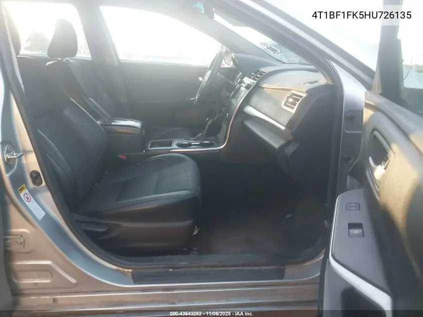 4T1BF1FK5HU726135 2017 Toyota Camry Se
