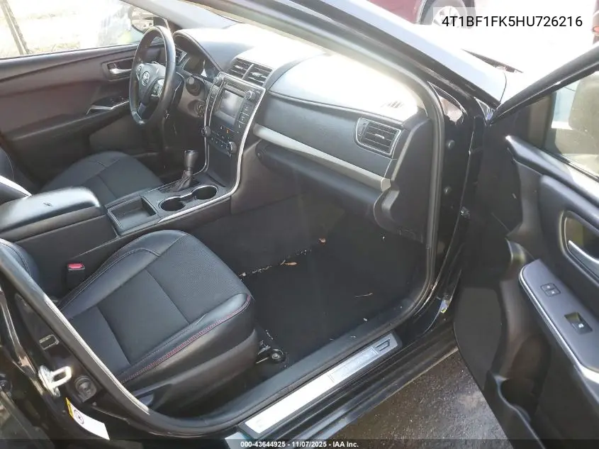 4T1BF1FK5HU726216 2017 Toyota Camry Se