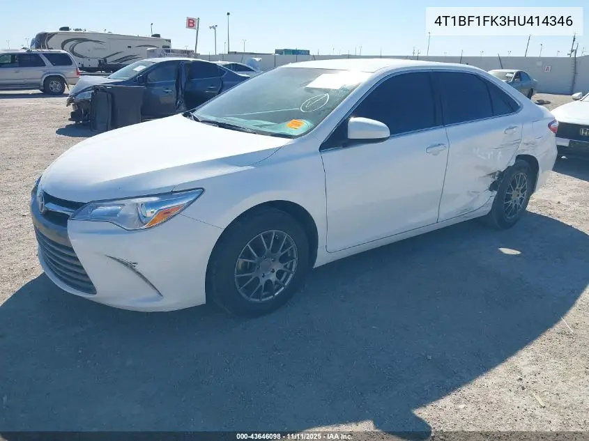 4T1BF1FK3HU414346 2017 Toyota Camry Le