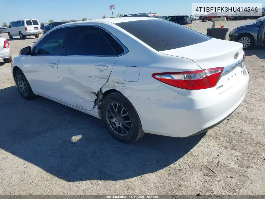 4T1BF1FK3HU414346 2017 Toyota Camry Le