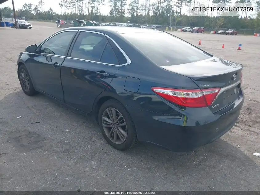 4T1BF1FKXHU407359 2017 Toyota Camry Se