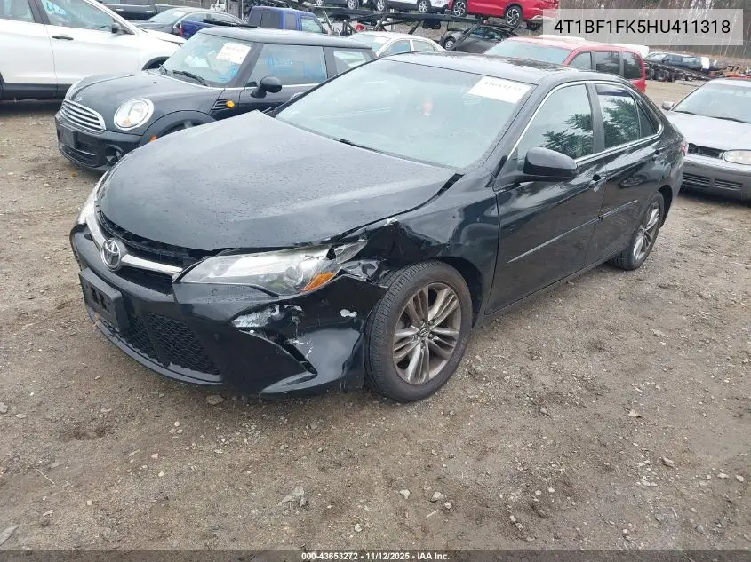 4T1BF1FK5HU411318 2017 Toyota Camry Se