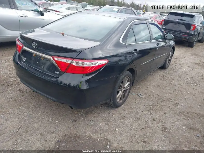 4T1BF1FK5HU411318 2017 Toyota Camry Se