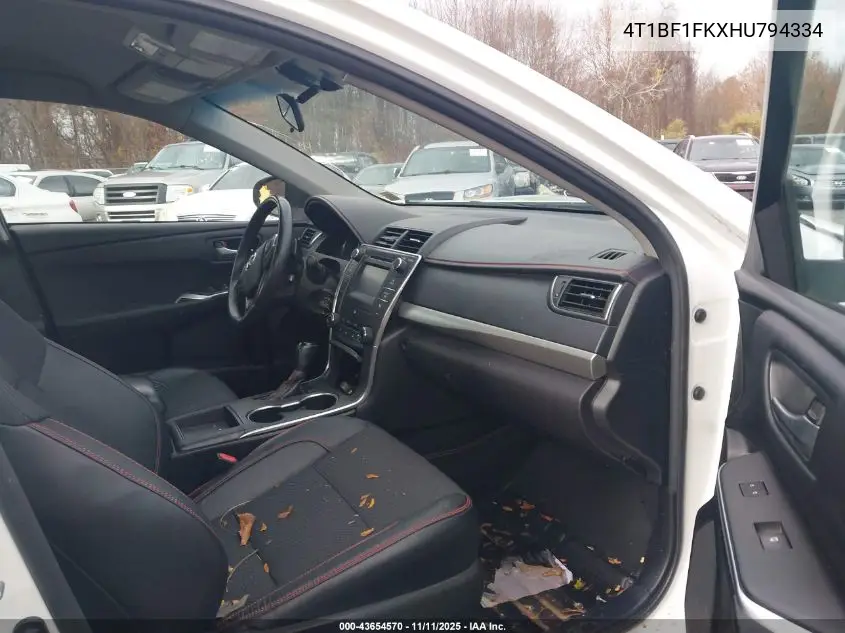 4T1BF1FKXHU794334 2017 Toyota Camry Se