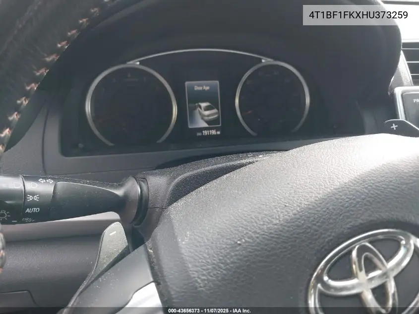 4T1BF1FKXHU373259 2017 Toyota Camry Se