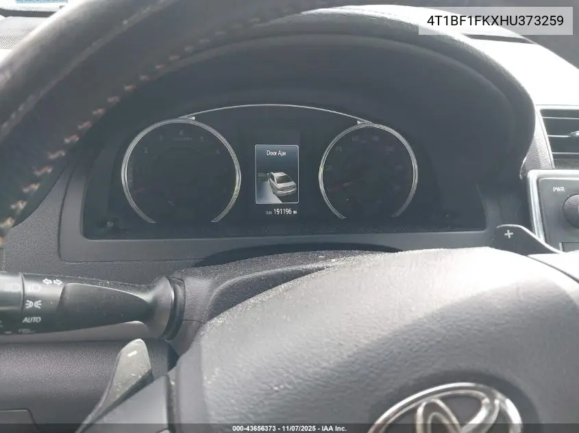 4T1BF1FKXHU373259 2017 Toyota Camry Se