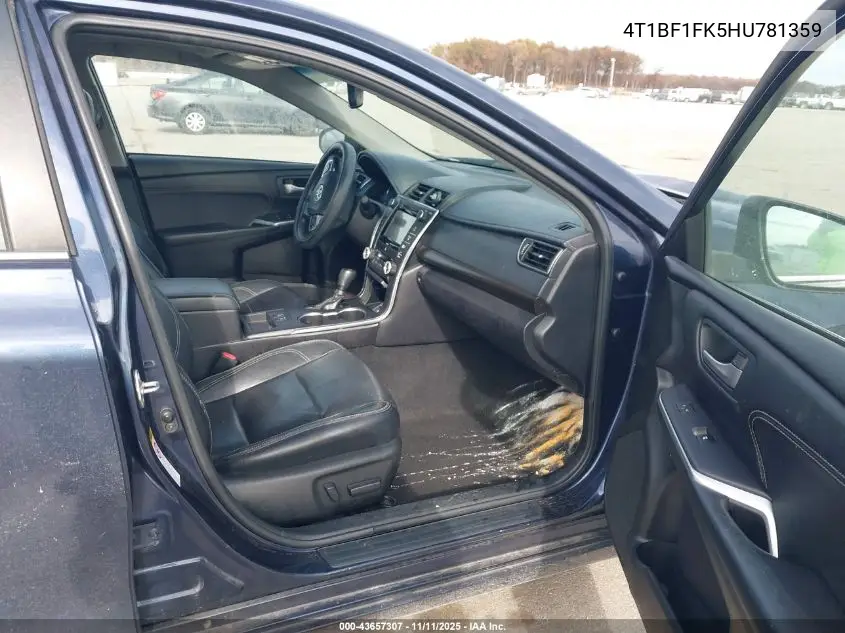 4T1BF1FK5HU781359 2017 Toyota Camry Xle