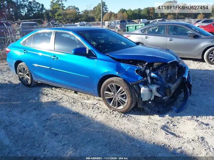 4T1BF1FK8HU627454 2017 Toyota Camry Se