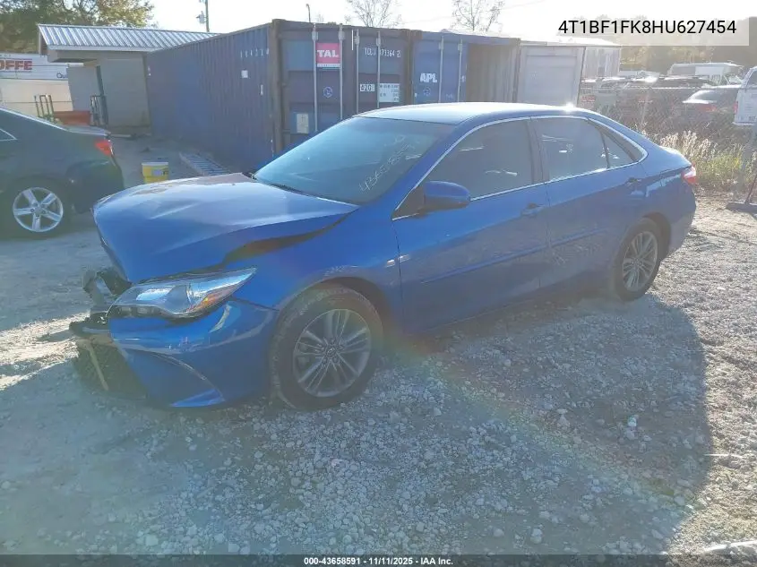 4T1BF1FK8HU627454 2017 Toyota Camry Se